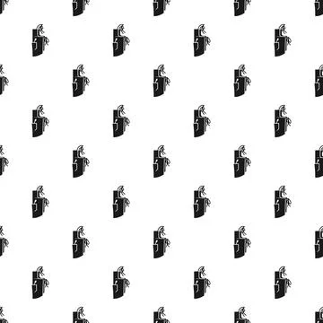 Welding apron protective gear seamless pattern background Illustrazione stock