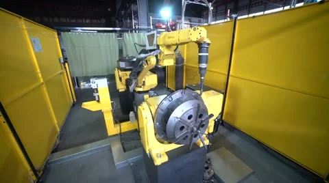 Welding Automation Timelapse Stock-Footage 63613965