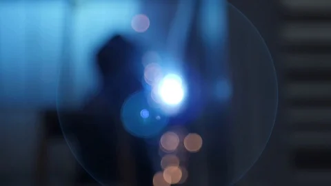 Welding Bokeh Slow Motion Stock Footage 121330688