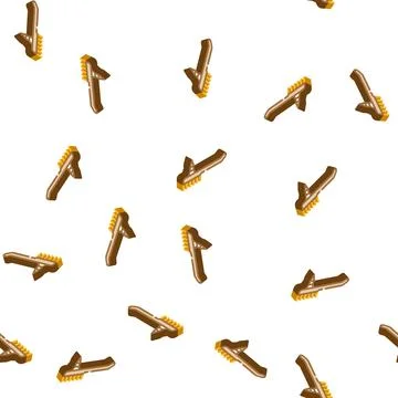 Welding brush isometric icon seamless pattern Stock Illustration