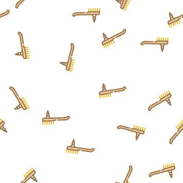 Welding brush vector seamless pattern Stock Illustration
