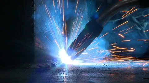 Welding Close Up Action Stock Footage 60987859