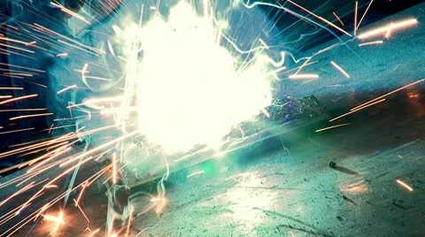 Welding, Close Up Stock Footage 10755798