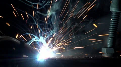 Welding close Stock Footage 11293446
