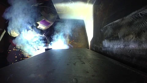 Welding color effect Stock Footage
