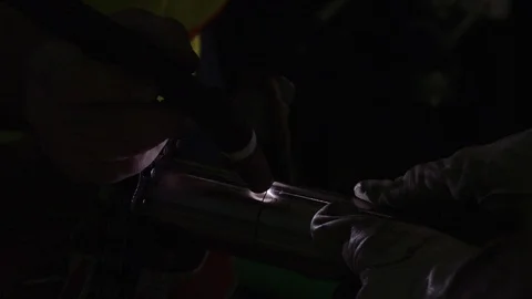 Welding On A Construction Site 스톡 동영상 87519016