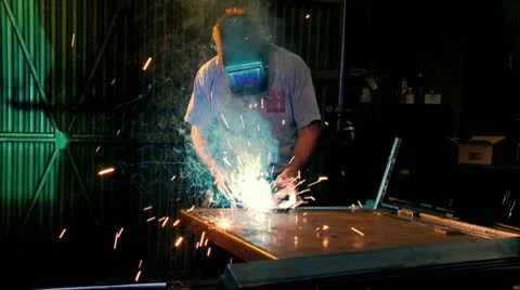 Welding dolly Stock Footage 10755826