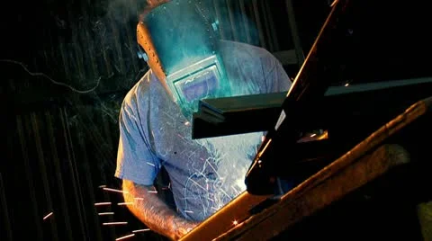 Welding dolly shot Stock Footage 10755811