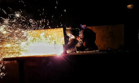 Welding effect Stock Photos