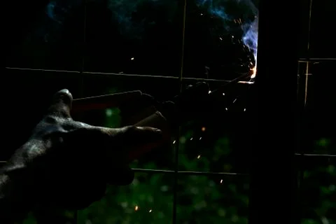 Welding electricity Fotos de archivo