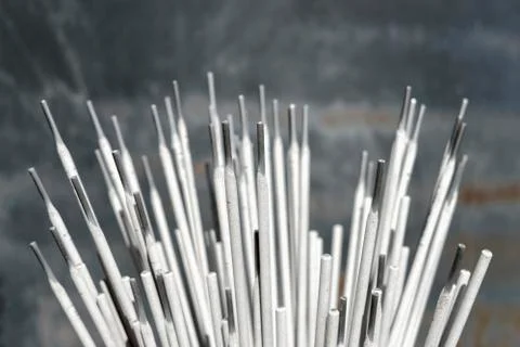 Welding electrode rods. Stock Photos