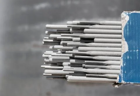 Welding electrode rods. Stock Photos