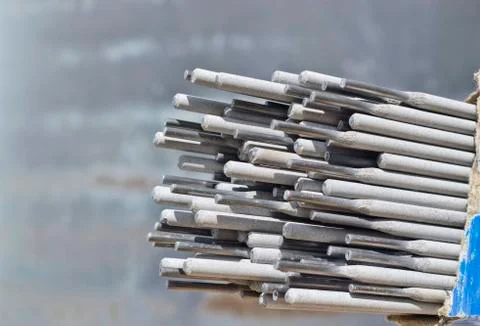 Welding electrode rods. Stock Photos