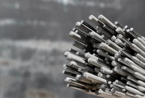 Welding electrode rods. Stock Photos