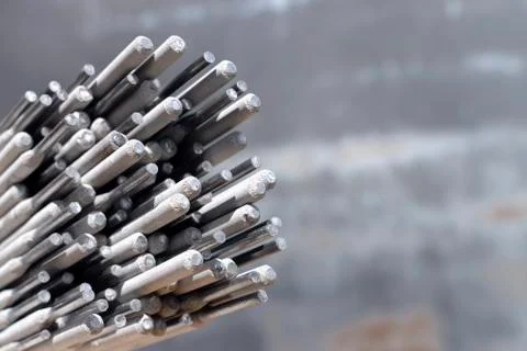 Welding electrode rods. Stock-Fotos