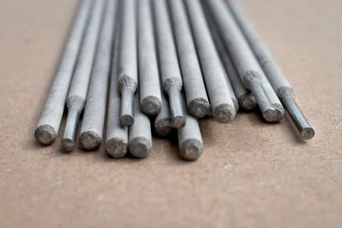 Welding electrode rods. Stock Photos
