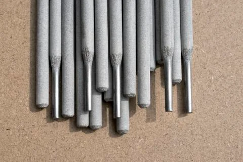 Welding electrode rods. Stock-Fotos