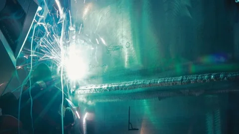 Welding extreme close-up Stock Footage 127269652