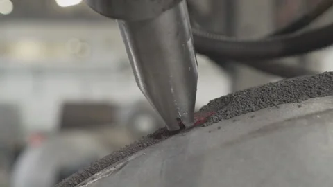 Welding on the factory. Welders on work. Stock Footage 130743965
