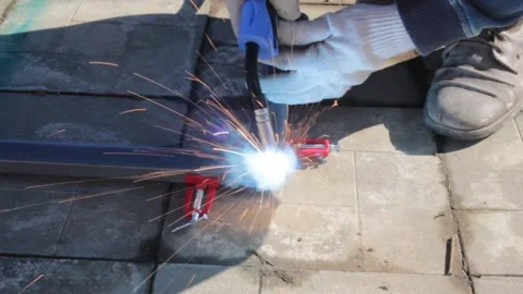 Welding Stock Footage 303796838
