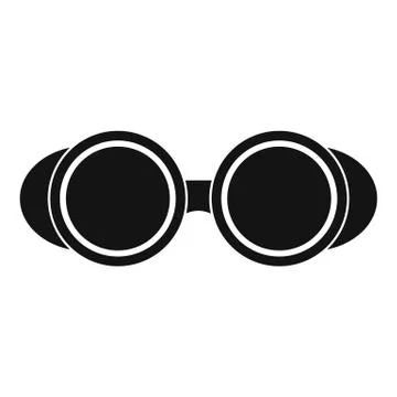 Welding glasses icon simple Stock Illustration