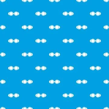 Welding glasses pattern seamless blue Stock Illustration