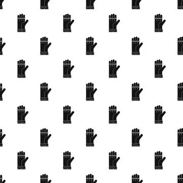 Welding glove pattern seamless vector Illustrazione stock
