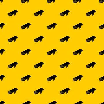 Welding gloves pattern vector Illustrazione stock