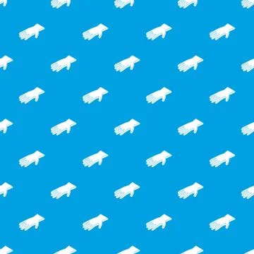 Welding gloves pattern vector seamless blue 스톡 일러스트
