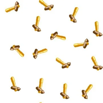 Welding hammer isometric icon seamless pattern Stock Illustration