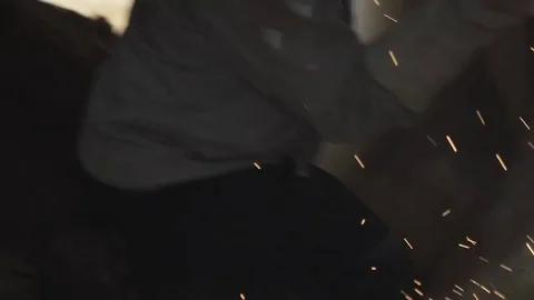 Welding handheld Video stock 82401764