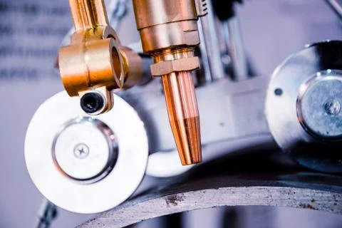 Welding head, automatic welding machine. Stock Photos