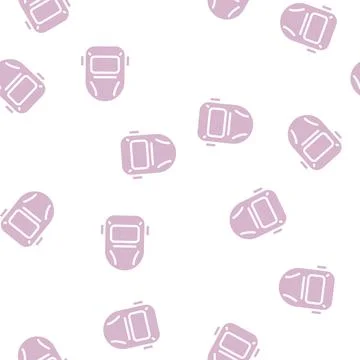 Welding helmet glyph vector seamless pattern 스톡 일러스트