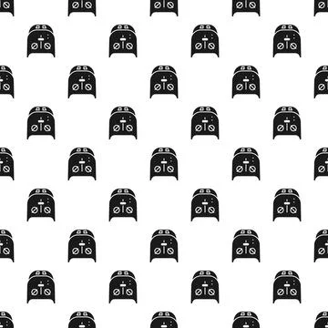 Welding helmet mask pattern for protection seamless background Stock Illustration