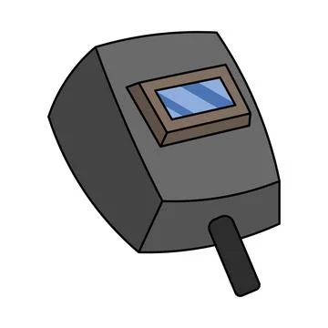 Welding Helmet Vector Illustration Stock Illustration