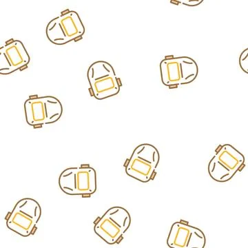 Welding helmet vector seamless pattern Stock Illustration