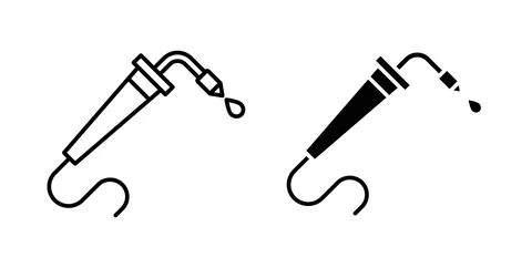 Welding icon symbol. Vector illustration pack in black color. Stock Illustration