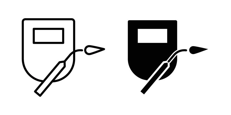 Welding icon vector design illustrations Stock Illustration