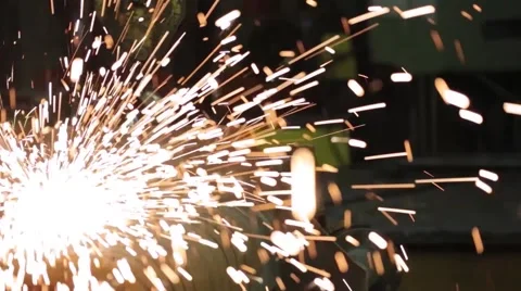 Welding industrial scale Stock Footage 45975839