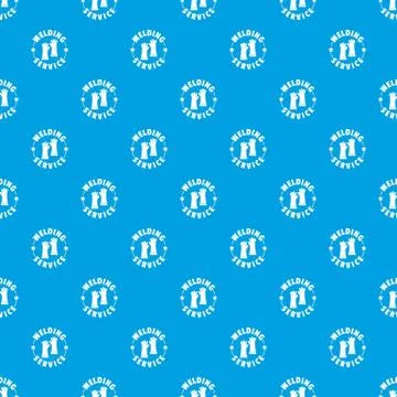 Welding instrument pattern vector seamless blue Stock Illustration