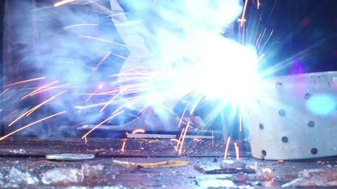Welding iron close-up Stock Footage 82957648
