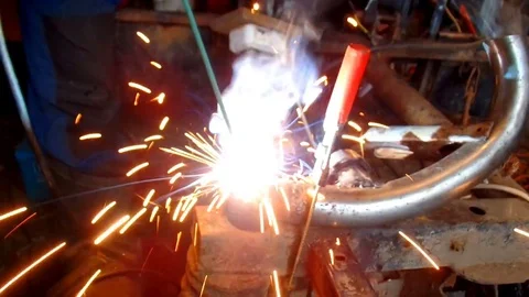 Welding iron Stock Footage 71414461