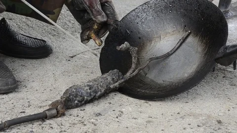 Welding iron Stock Footage 77749022