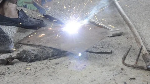 Welding iron Video stock 77749113
