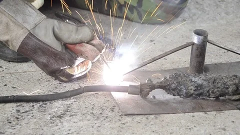 Welding iron Video stock 77749125