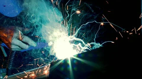Welding jib Stock Footage 10755807