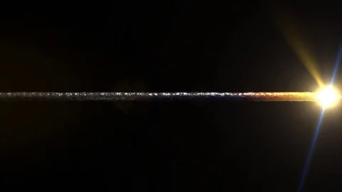 Welding line against black background CG animation Stock Footage 83435364