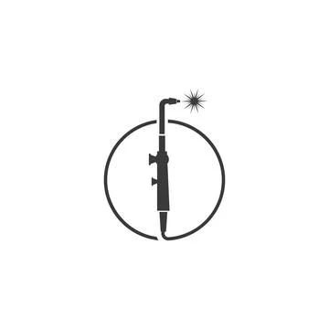 Welding logo design Stockillustratie
