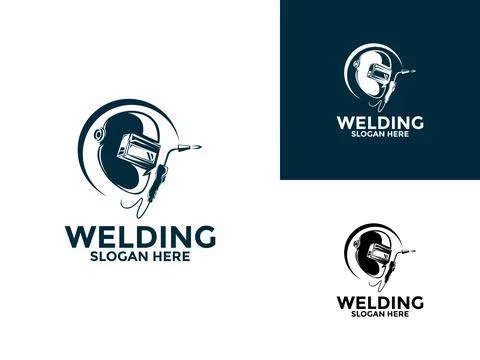 Welding logo vector illustration, welding tool logo template Stock Illustration