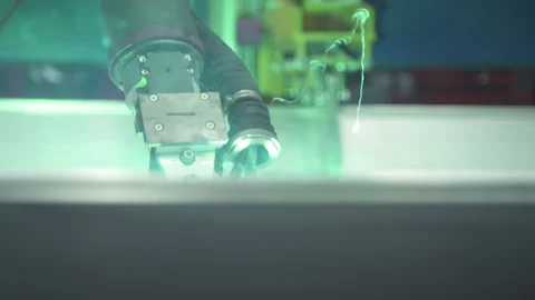 Welding machine close up view Stock Footage 238442895